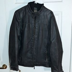 Arizona distressed leather jacket